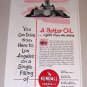1953 Print Ad Kendall Motor Oil Lincoln Memorial Springfield Illinois