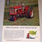 1962 International Harvester Farmall B-404 Farm Tractor Color Print Ad