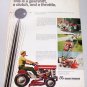 1968 Massey Ferguson Hydra Special 12 Lawn Tractor Color Print Ad