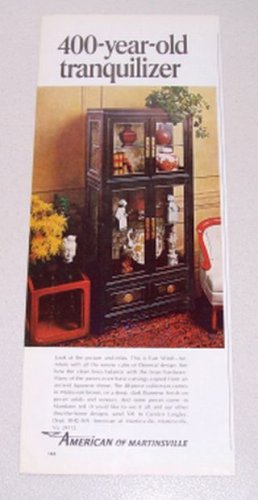 1969 American of Martinsville East Wind Furniture Color Print Ad