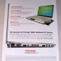 2007 Toshiba Portege R500 PC Notebook Laptop Color Print Computer Ad