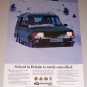 1995 Land Rover Discovery 4x4 SUV Color Print Truck Ad
