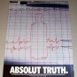 1995 Absolut Vodka Lie Detector Color Print Liquor Ad - Absolut Truth