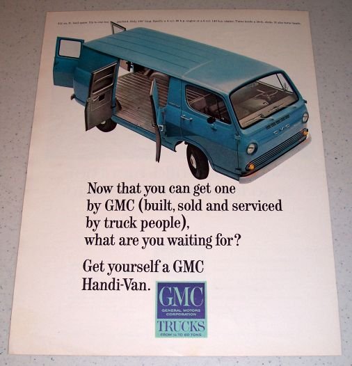 1964 GMC Handi-Van Color Van Ad