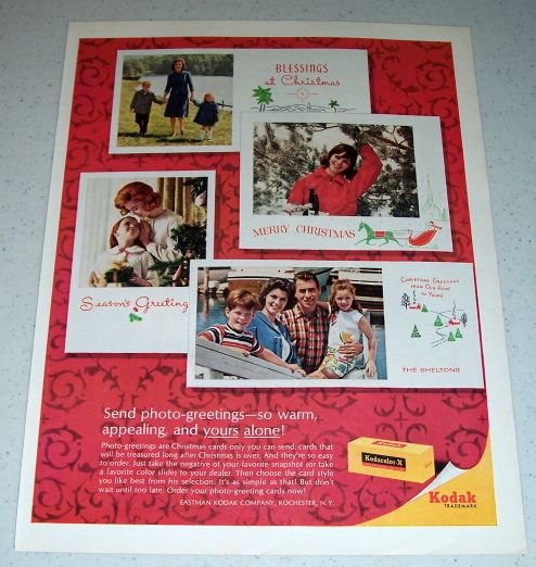 1964 Kodak Kodacolor X Photo Film Color Ad