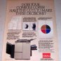 1985 Sharp SF-9500 Console Copier Color Ad