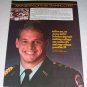 1986 ARMY Reserve Officers Training Corps Color Ad Carl Gebo Notre Dame