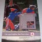 1986 State Farm Insurance Color Ad NFL Denver Broncos Football Celebrity Bobby Burnett