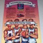 1986 Valvoline FourGard Motor Oil 1987 NCAA Basketball Art Color Ad