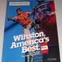 1986 Winston Cigarettes Helicopter Rescue Color Tobacco Ad