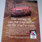 1985 Valvoline Turbo V Motor Oil Color Ad
