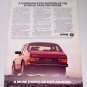 1986 SAAB 900 S Automobile Color Car Ad