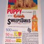 1961 Orange Crush Beverage Puppy Sweepstakes Color Print Ad