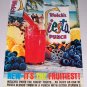 1961 Welch's Fiesta Punch Beach Themed Color Print Ad