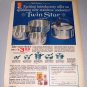 1961 Betty Crocker Regal Twin Star Stainless Cookware Color Print Ad