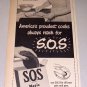 1952 SOS Scouring Pads Mrs Harry Bowra Albuquerque New Mexico Print Ad