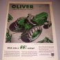 1956 Oliver Super 55 Diesel Farm Tractor Color Print Ad