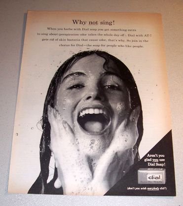 Dial Beauty Soap 1961 Print Ad Why Not Sing