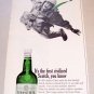 1965 Ushers Green Stripe Whiskey Print Ad Tiffany Eubank