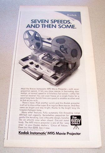 Projecteur Vintage Kodak Instamatic M95 Avec Ampoule - Pour Pièces