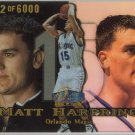 1998-99 Flair Showcase Matt Harpring Row 1 #4182/6000