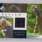 2001 SP Authentic Preview Sergio Garcia swatch