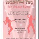 Bachelorette Dancers Party Invitation