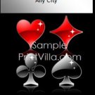 Poker Bachelor Party Ticket Invitation