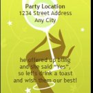 Wine Bachelorette Party Ticket Invitation