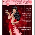 Asian Beauty Party Invitation
