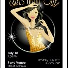 Stylin Girls Night Out Party Invitation