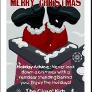 Stuck Santa Christmas Greeting