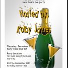 Champagne New Years Party Invitation