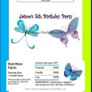 Butterfly Candy Bar Wrapper