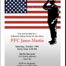 A Soldiers Salute Party Invitation