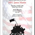Raising Our Flag Party Invitation
