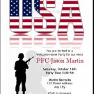 USA Welcome Party Invitation