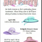 Hat Party Invitation