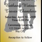 A Wedding Ticket Invitation