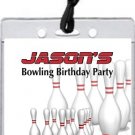 Bowling VIP Pass Invitation