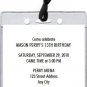 Navy Red Basketball Dunk All-Star Pass Invitation