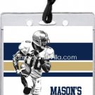 Rams Colored Football All-Star Pass Invitation