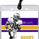 Vikings Colored Football All-Star Pass Invitation