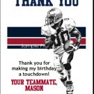 Texans Colored Football Thank You Cards