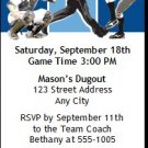 Kansas City Royals Colored Ticket Invitation