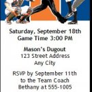 New York Mets Colored Ticket Invitation