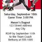 Philadelphia Phillies Colored Ticket Invitation
