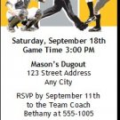 Pittsburgh Pirates Colored Ticket Invitation
