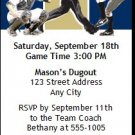 San Diego Padres Colored Ticket Invitation