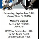 Toronto Blue Jays Colored Ticket Invitation